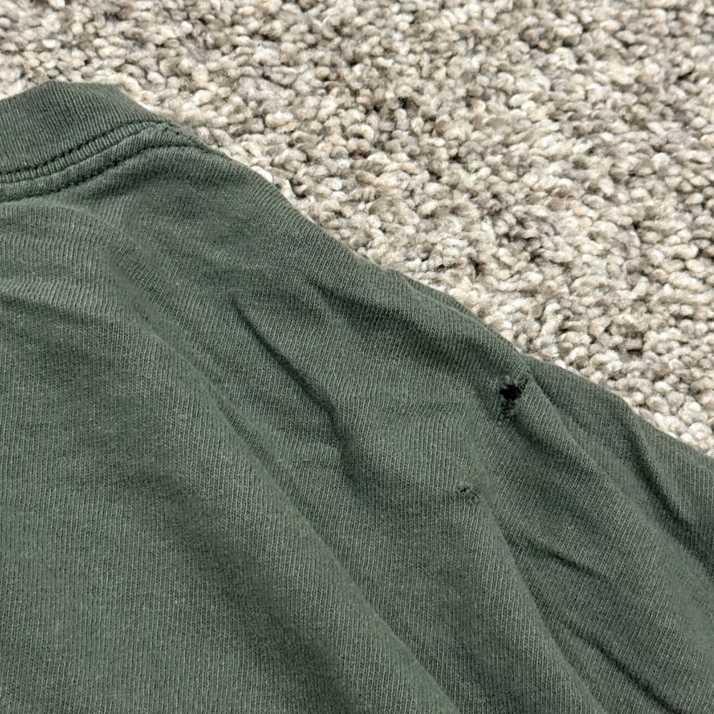 Vintage 90s Mossimo Skater T-Shirt Mens XL Green Single Stitch Karate Mat RARE - Picture 7 of 7